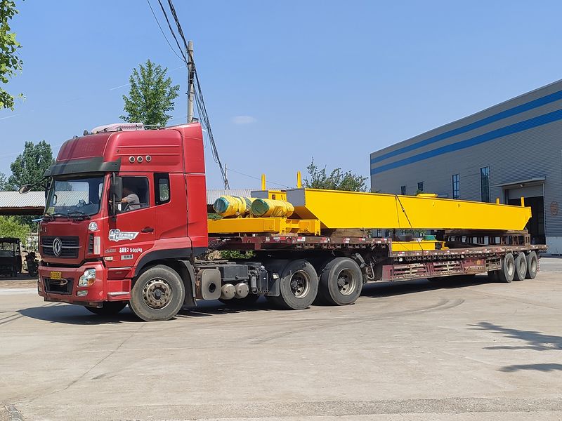 電動葫蘆橋式起重機  LH16/5t-16.4m 制作完成，發(fā)往湖南交付客戶使用。